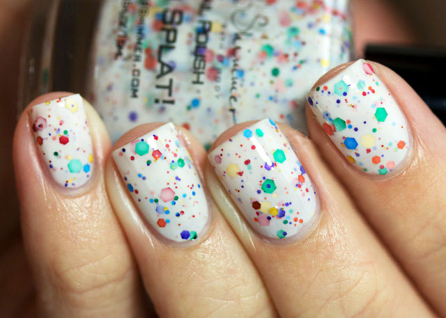 Rainbow Splat Nail Polish