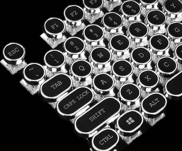 Typewriter Inspired Mechanical Keyboard