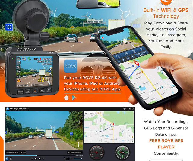 Rove R2-4K Dash Cam