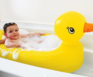 Inflatable Rubber Duck Bathtub