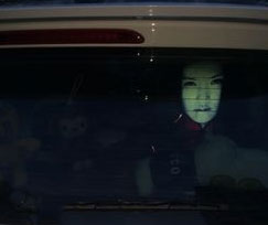 Scary High-Beam Reflective Decals