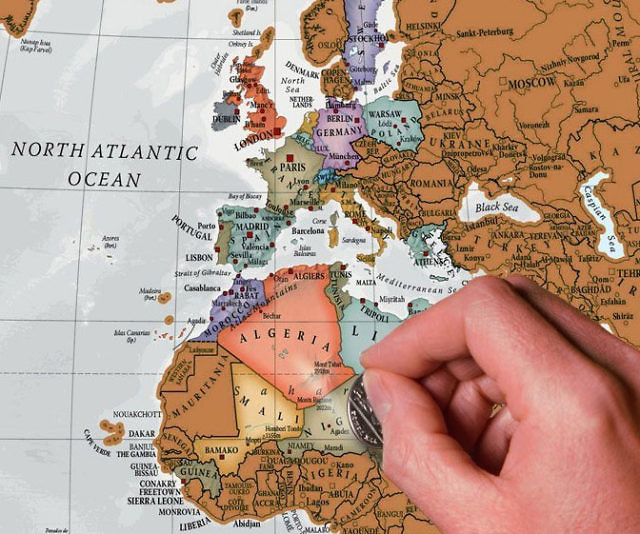 Scratch Off World Map