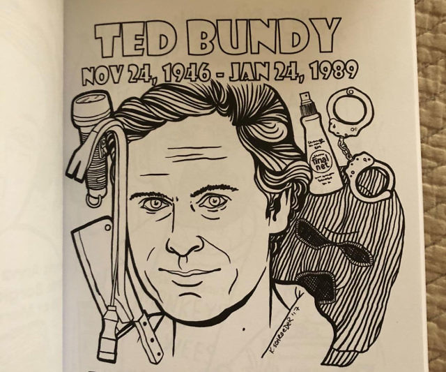 Serial Killers: Adult Coloring Book