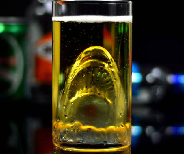 Shark Attack Glass
