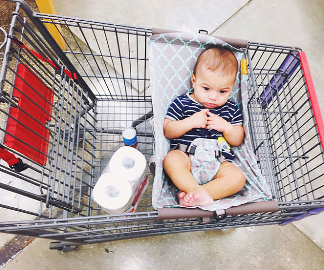 Shopping Cart Baby Hammock