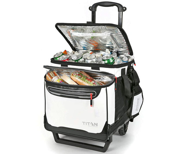 Sixty Can Capacity Rolling Cooler