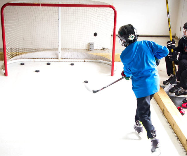 Skateable Artificial Ice Tiles