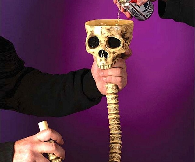 Skull Beer Bong