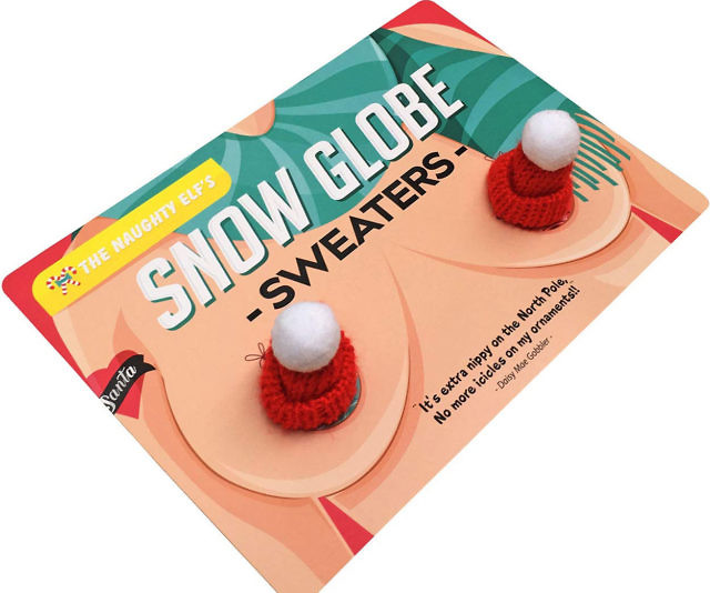 Snow Globe Nipple Sweaters