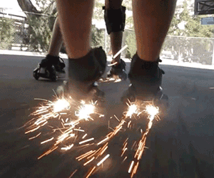 Sparking Heel Skate Wheels