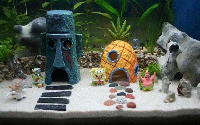 Spongebob Aquarium Ornaments
