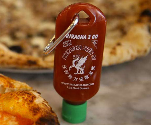 Sriracha To Go Bottle Keychain