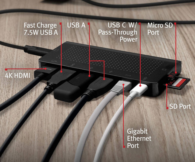 StayGo Laptop USB-C Hub