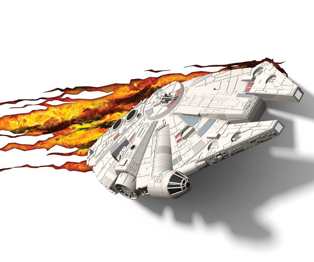 Star Wars Millennium Falcon 3D Light
