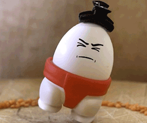 Sumo Wrestler Egg Cups