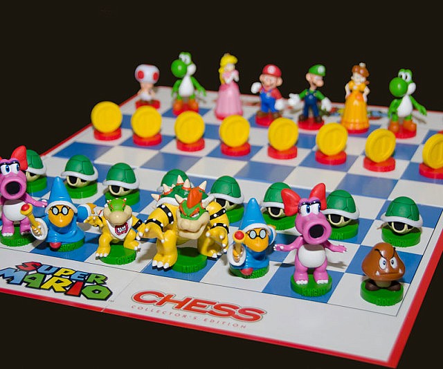 Super Mario Bros Chess Board
