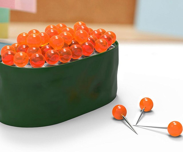 Sushi Roll Push Pins