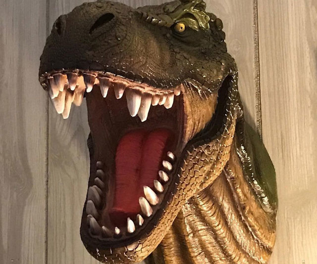 T-Rex Head Wall Mount