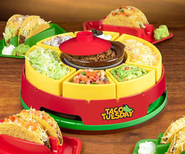 Taco Tuesday Heated Lazy Susan