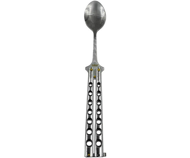 Tactical Butterfly Knife Styled Utensil