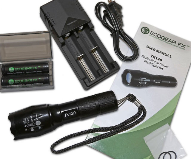 Tactical LED Flashlight Kit