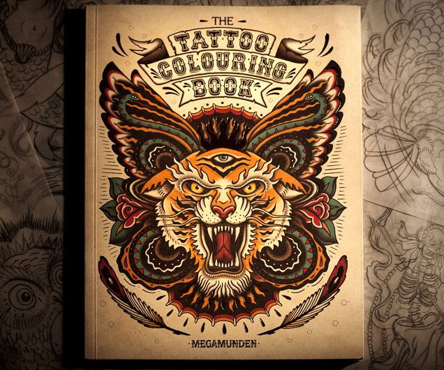 Tattoo Coloring Book
