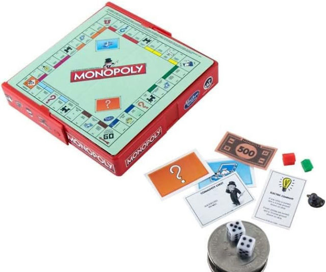 World’s Smallest Monopoly Board Game