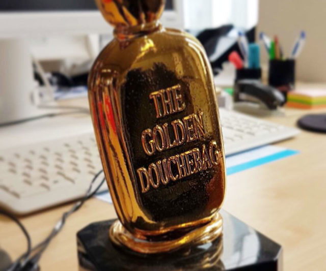 The Golden Douchebag Trophy