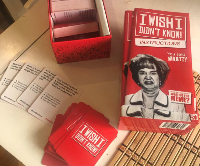 I Wish I Didn’t Know Trivia Game