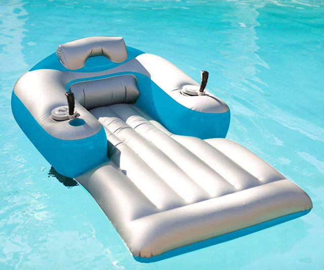The Motorized Inflatable Pool Lounger