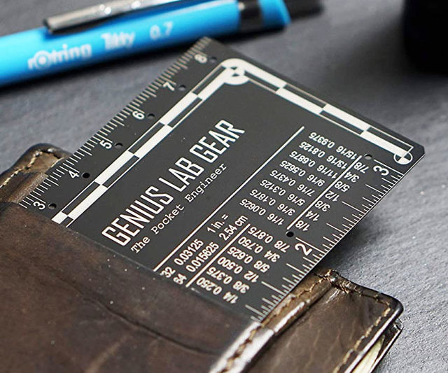 The Wallet Engineering Ruler Scale