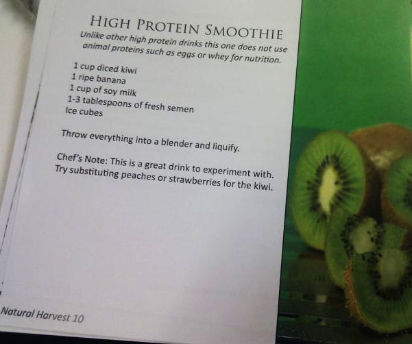 The Semen Cook Book