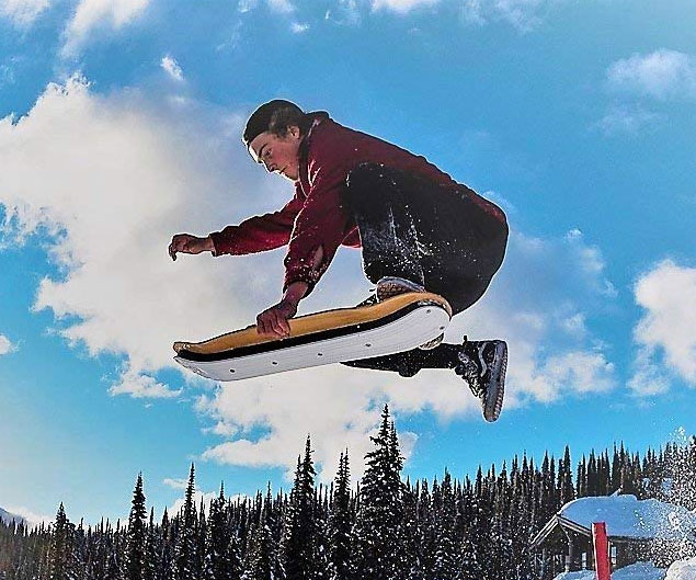 The Snow Skateboard