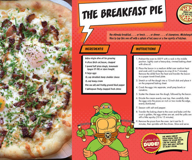 TMNT Pizza Cookbook