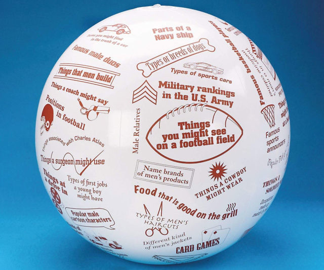 Toss ‘n Talk-About Men Stuff Ball