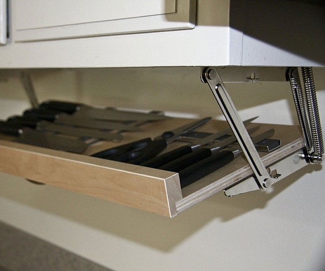 Under Cabinet Magnetic Knife Rack