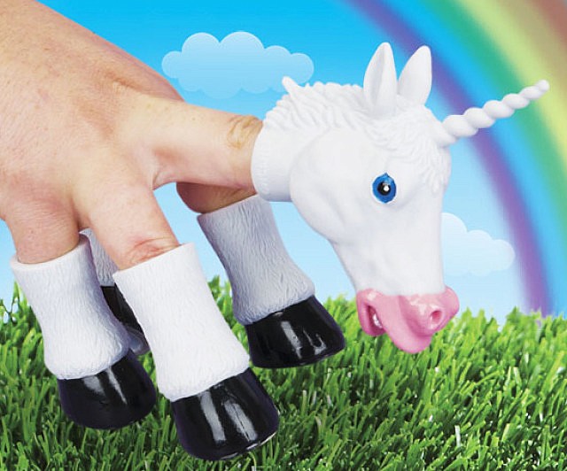 Unicorn Finger Puppet