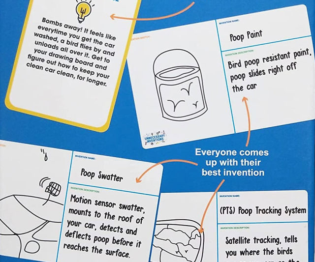 Unnecessary Inventions Card Game