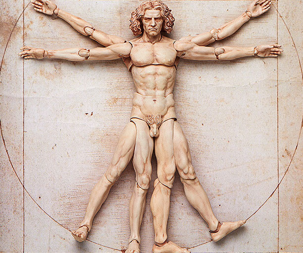 Vitruvian Man Action Figure
