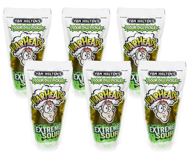 WARHEADS Extreme Sour Dill Pickle
