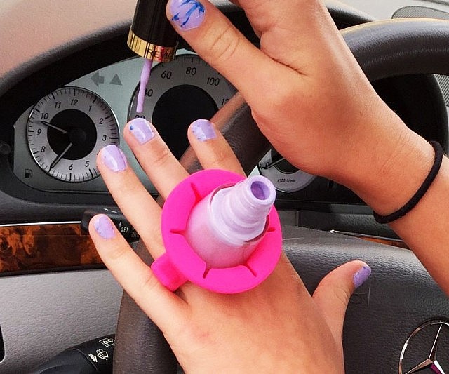Wearable Nail Polish Holder