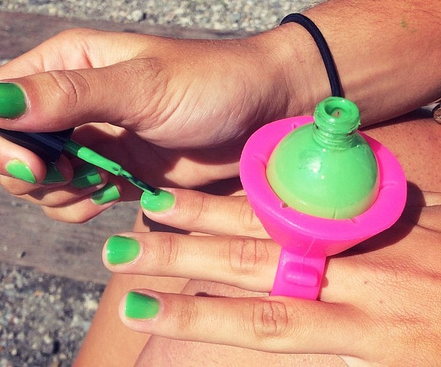 Wearable Nail Polish Holder