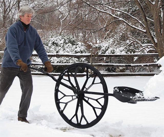 Wheeled Snow Shovel