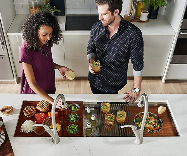 Workstation Kitchen Sink