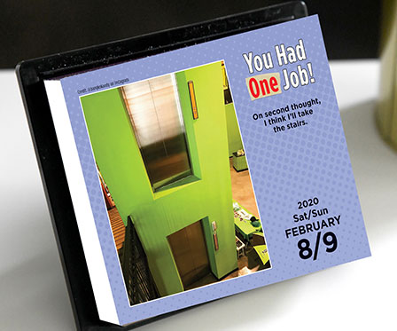 You Had One Job Day-To-Day Calendar
