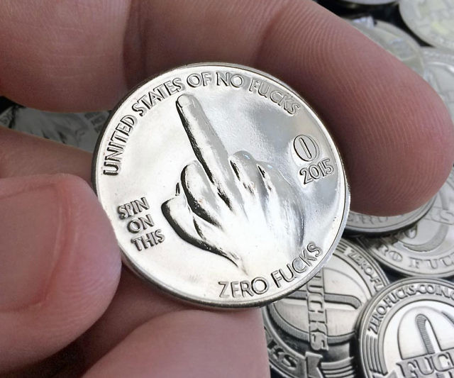 Zero F*cks Given Coins