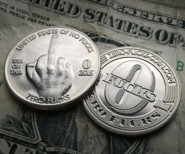 Zero F*cks Given Coins