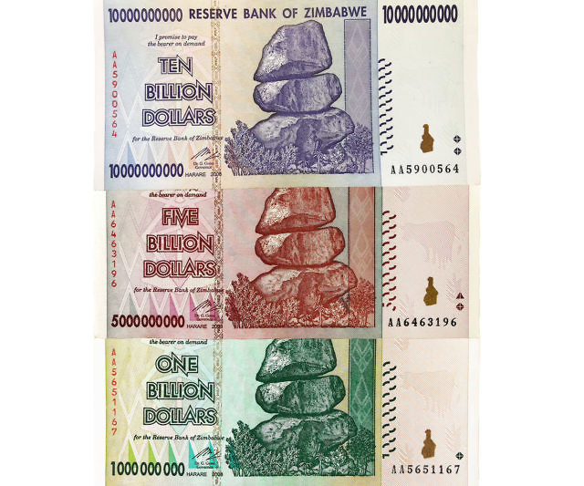 A Billion Zimbabwe Dollars