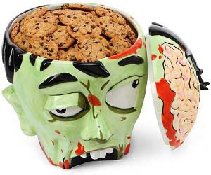 Zombie Head Cookie Jar