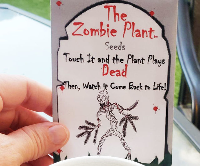 Zombie Plant Seed Packets